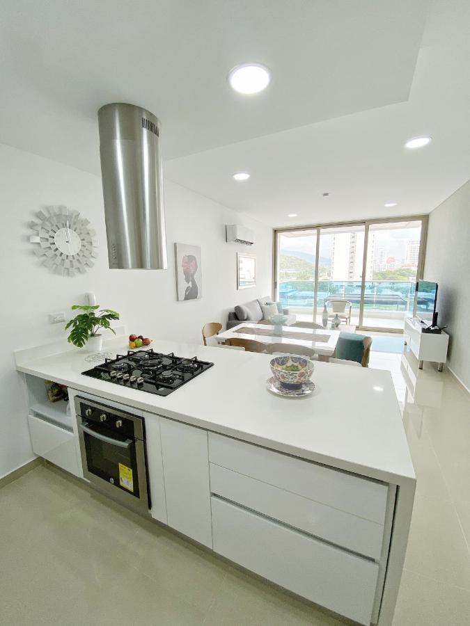 Apartamento Encantador Samaria Club De Playa, 3 Alcobas 6 Personas Playa Privada Santa Marta  Eksteriør billede